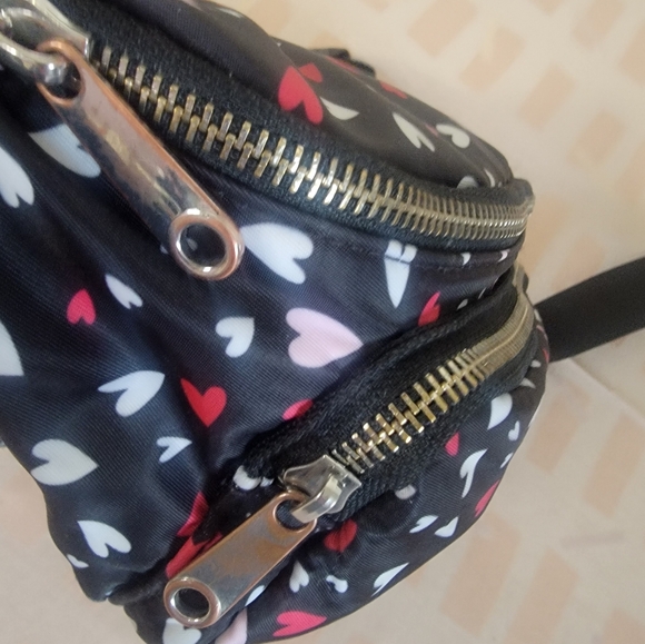 Claire's Nylon Hearts Belt Bag - Picture 7 of 10